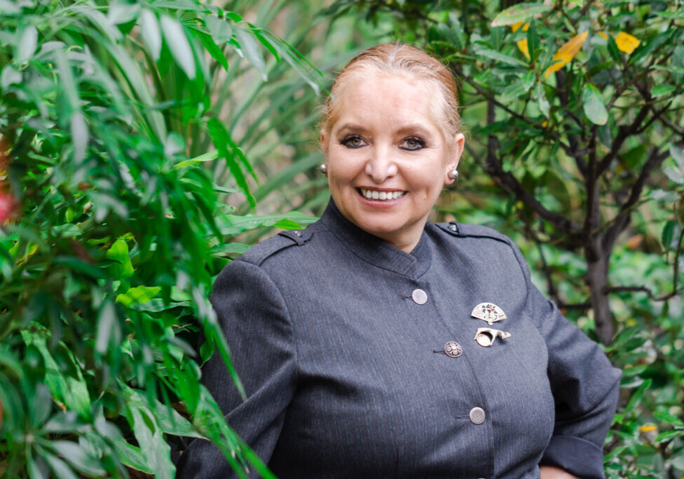 Maria Hernandez in the Garden